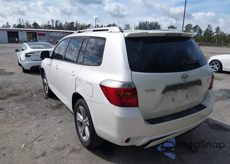 2008 Toyota Highlander Sport z USA, uszkodzony, nr VIN JTEDS43A582055398